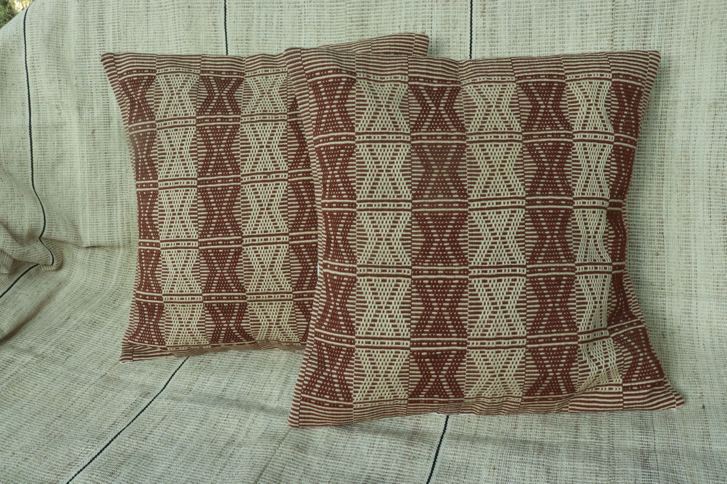 Handwoven Cushion Covers – 16"x 16" Inches