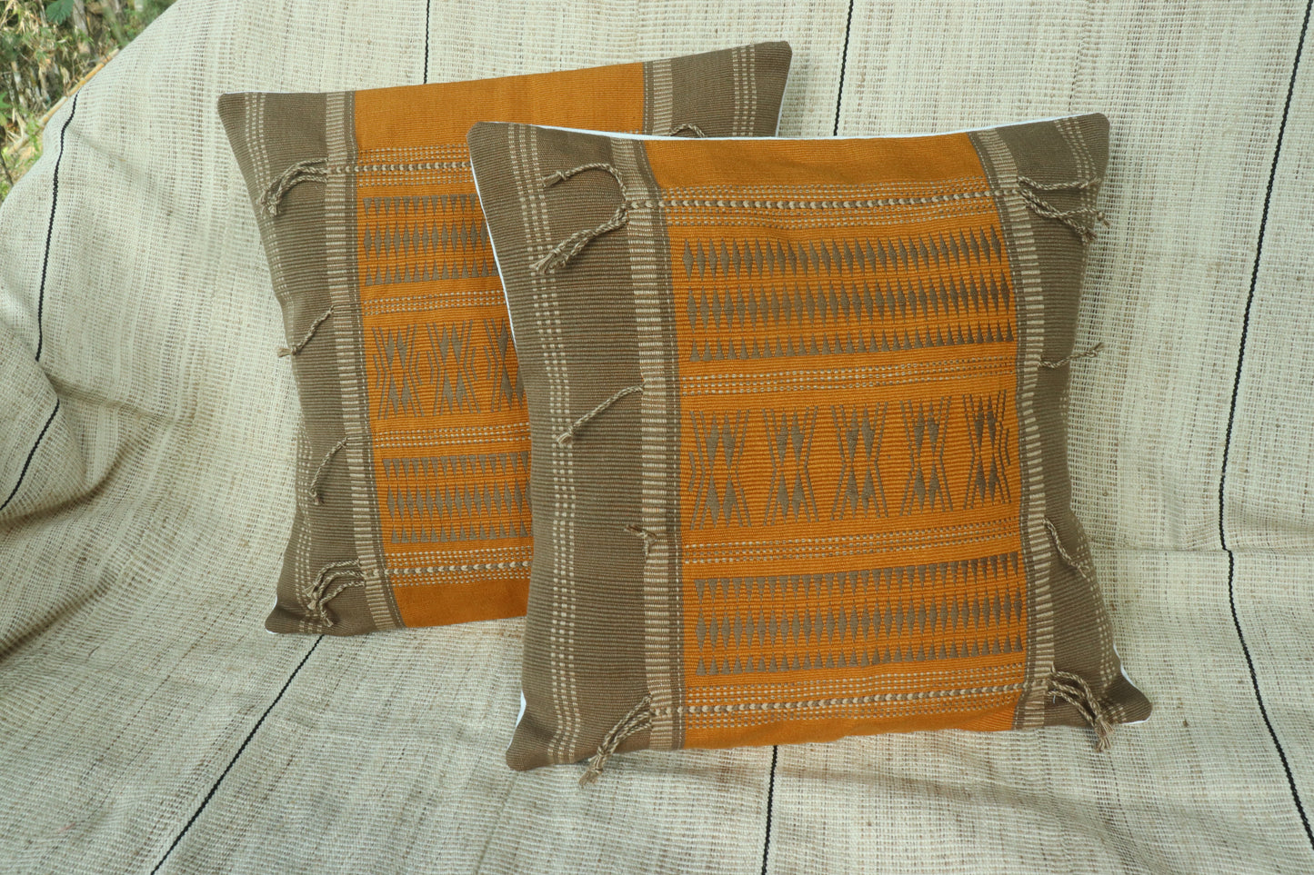 Handwoven Cushion Covers – 16"x 16" Inches