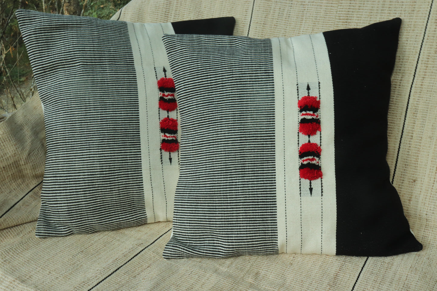 Handwoven Cushion Covers – 16"x 16" Inches