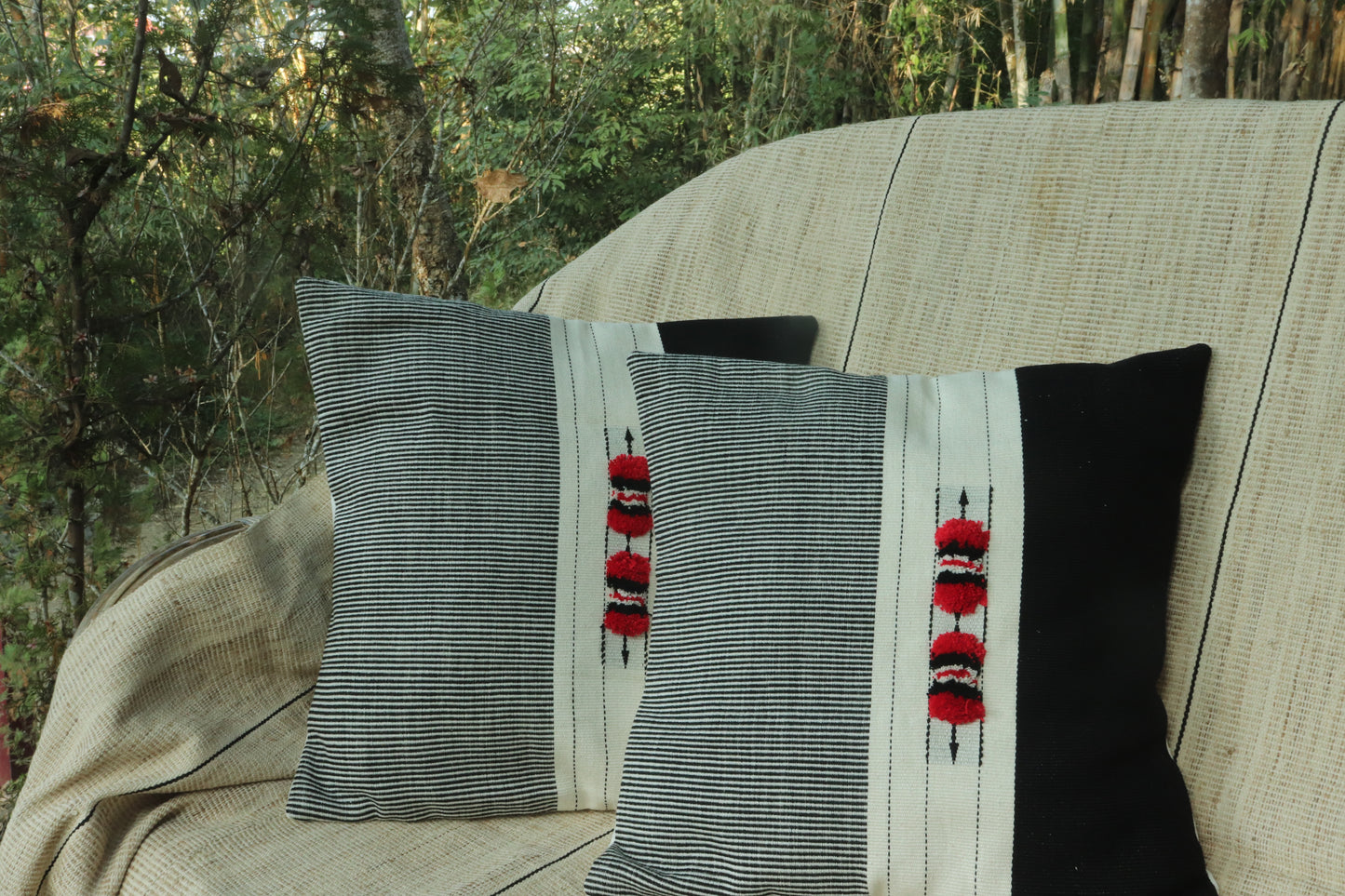 Handwoven Cushion Covers – 16"x 16" Inches