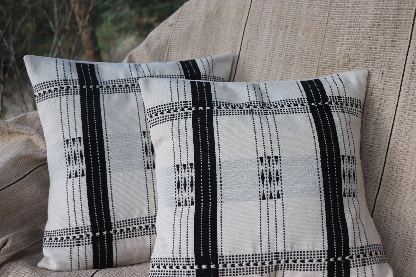 Handwoven Cushion Covers – 16"x 16" Inches