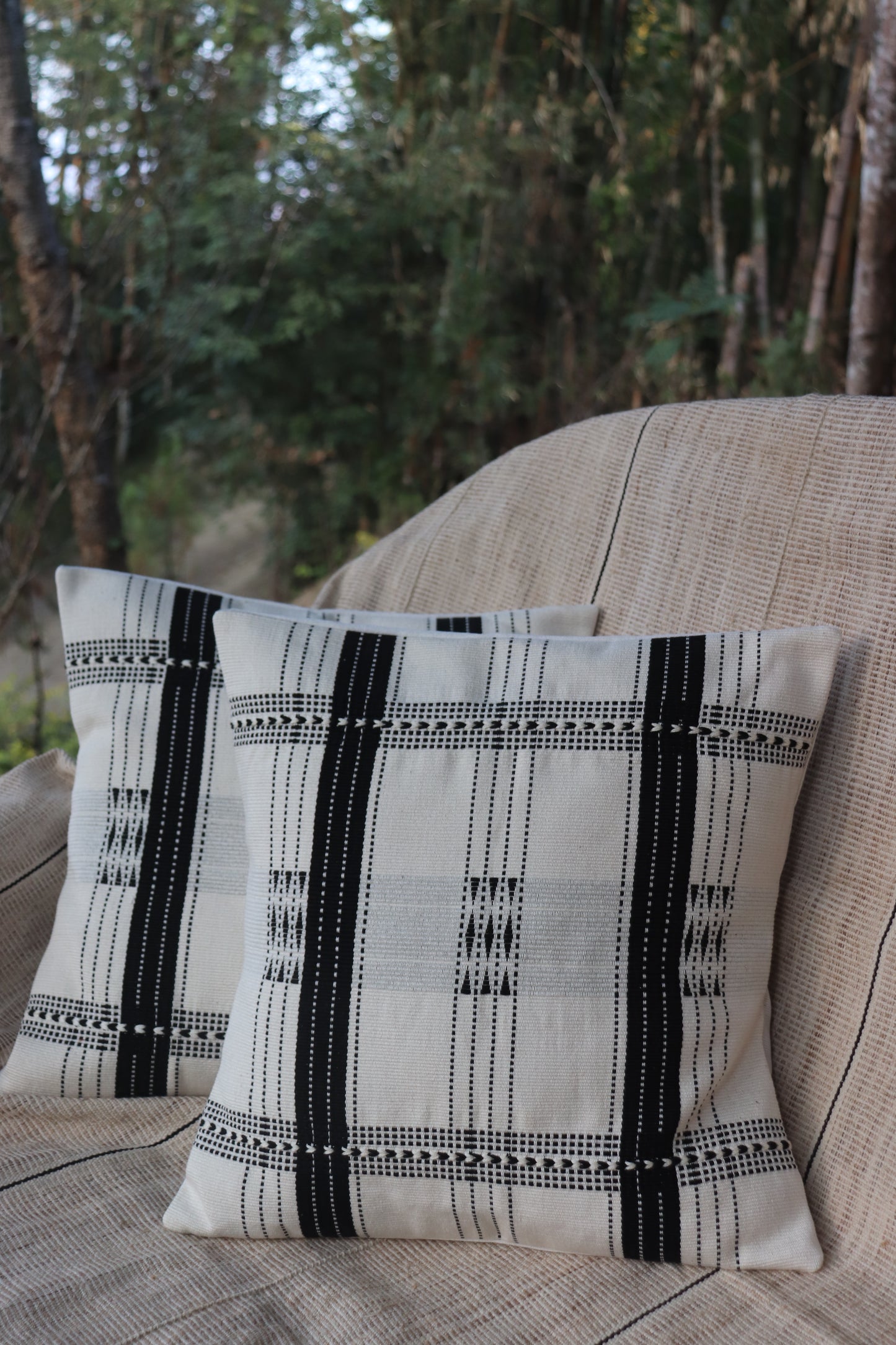 Handwoven Cushion Covers – 16"x 16" Inches