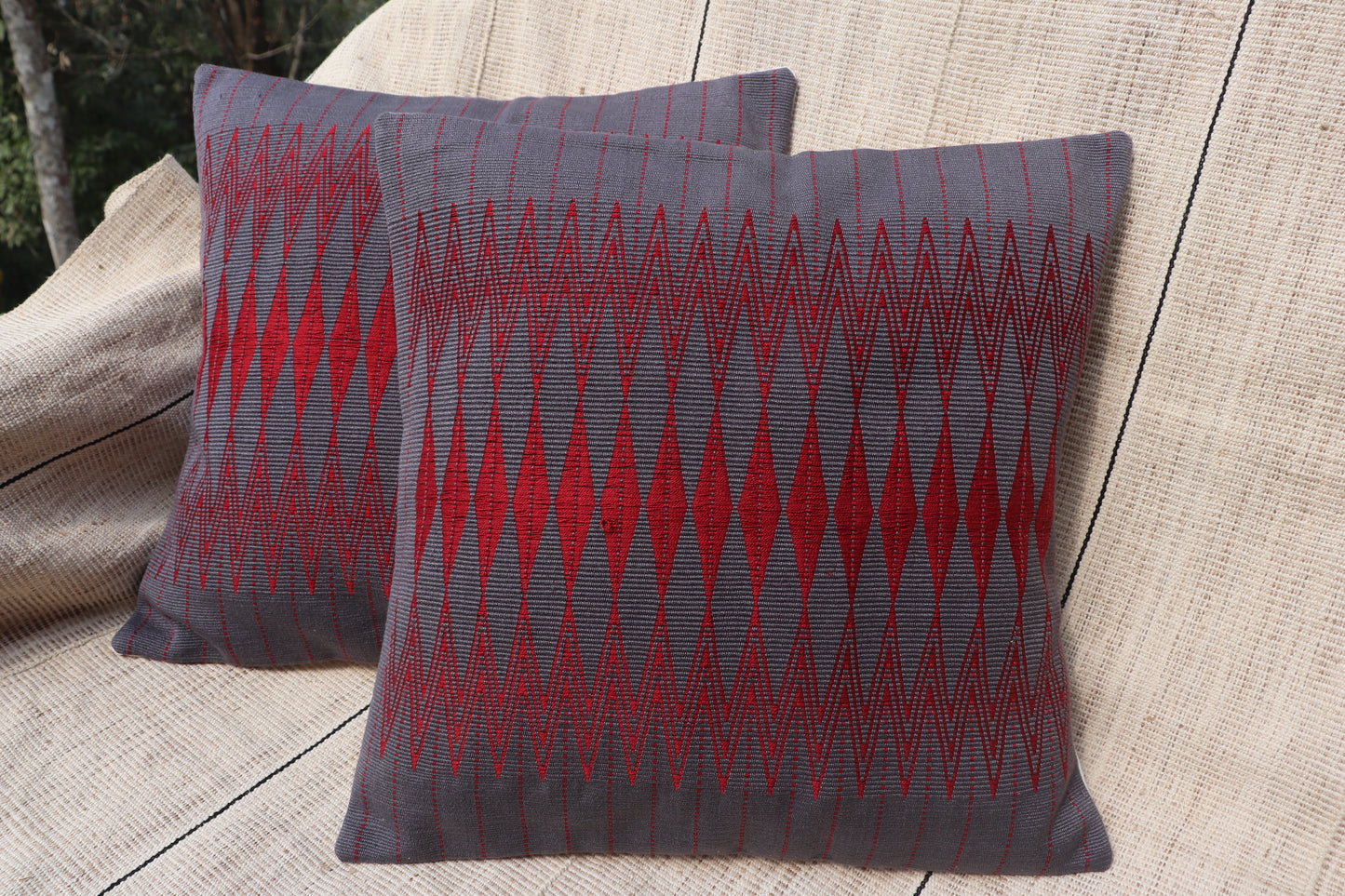 Handwoven Cushion Covers – 16"x 16" Inches