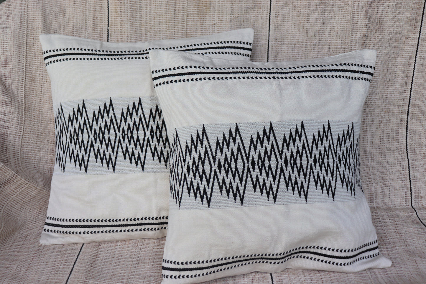 Handwoven Cushion Covers – 16"x 16" Inches
