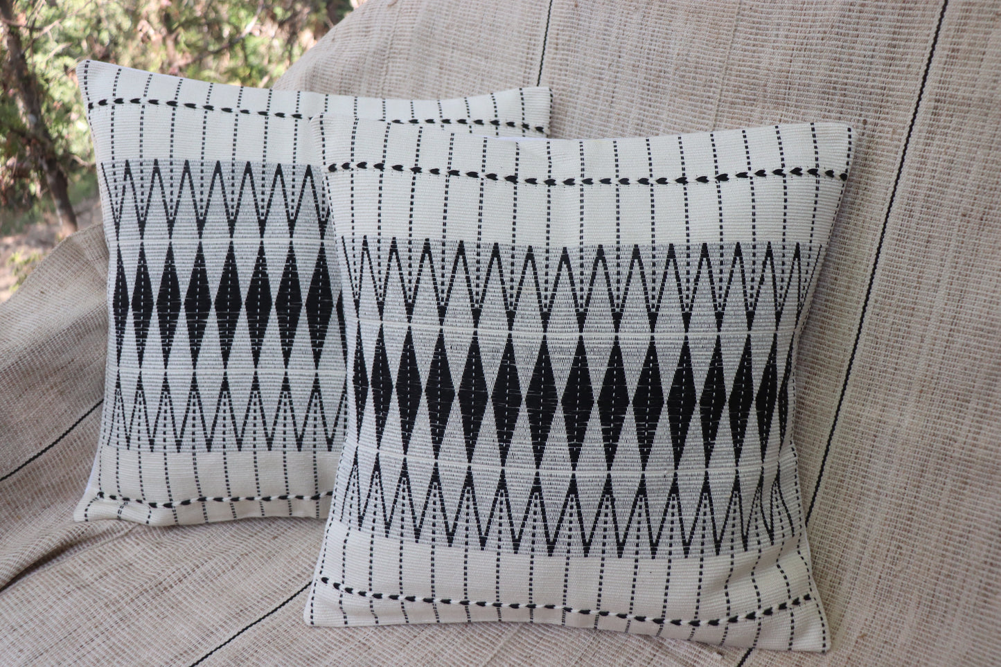 Handwoven Cushion Covers – 16"x 16" Inches