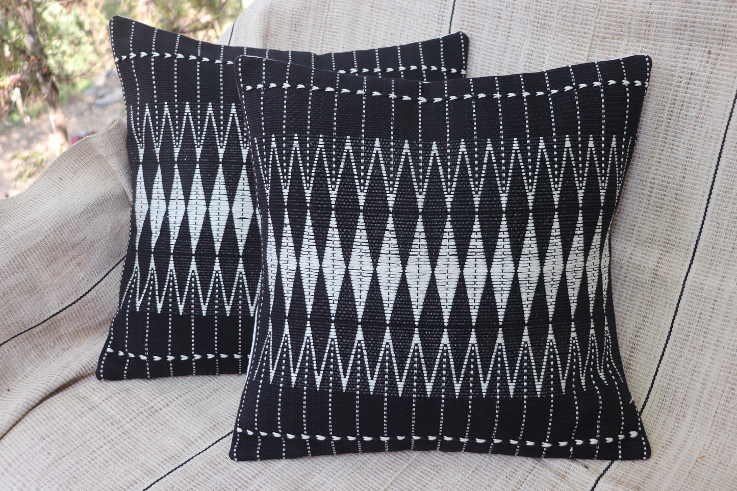 Handwoven Cushion Covers – 16"x 16" Inches